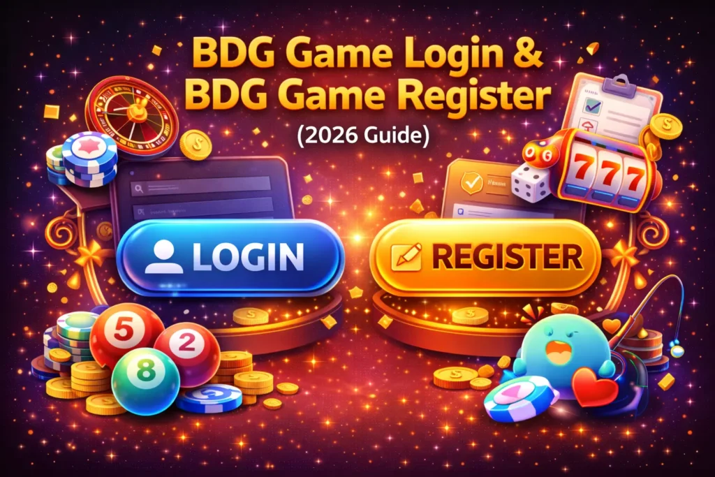 BDG Game Login & BDG Game Register